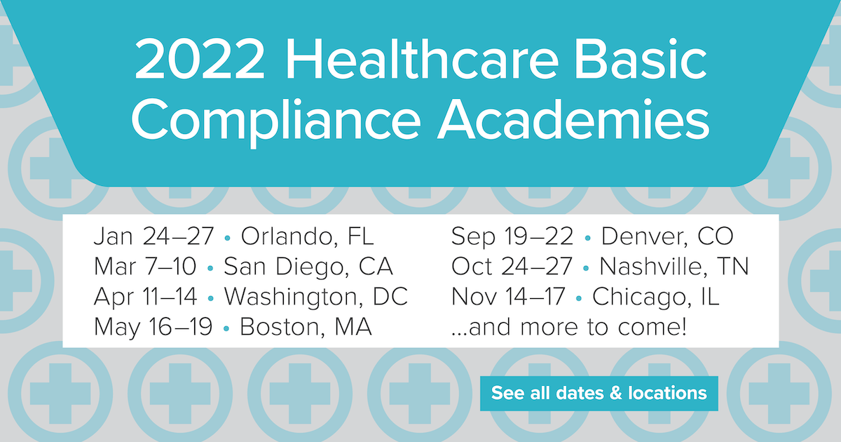 Healthcare Basic Compliance Academy  Washington DC, USA